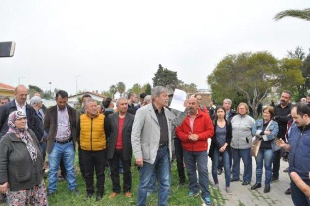 Yol Için Parktaki Ağaçların Sökülmesine Tepki