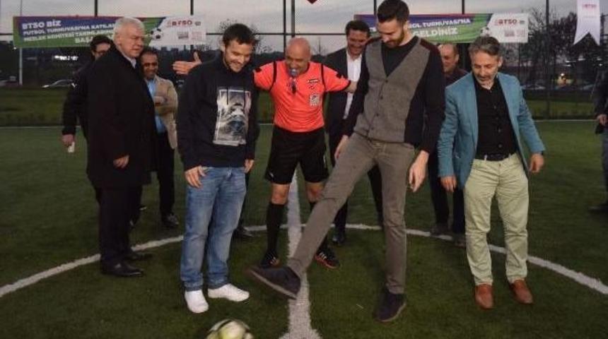 'btso Biz Futbol Turnuvası'na Bursasporlu Futbolculardan Destek