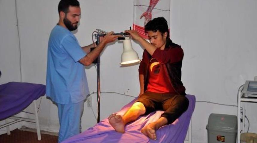 Savaş Mağduru Suriyeliler'e Fizik Tedavi