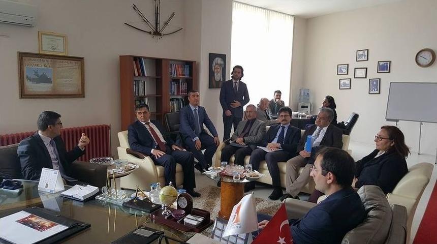 Başkan Yal&ccedil;ın &Uuml;niversitenin Senato Toplantısına Katıldı