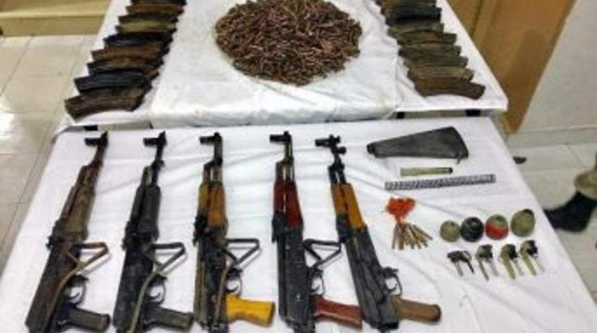 Silopi'de Pkk'nın Silah Ve El Bombaları Bulundu