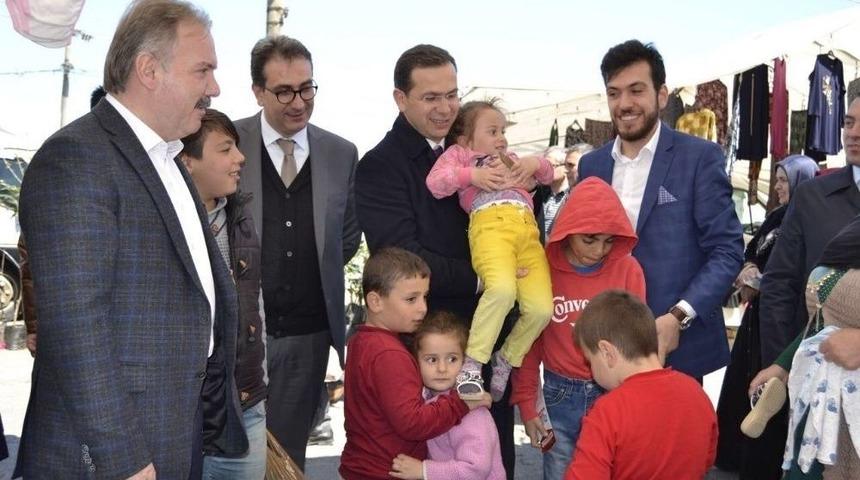 Ak Parti Trabzon Milletvekilleri Balta Ve Cora Referandum &Ccedil;alışmalarını S&uuml;rd&uuml;r&uuml;yor