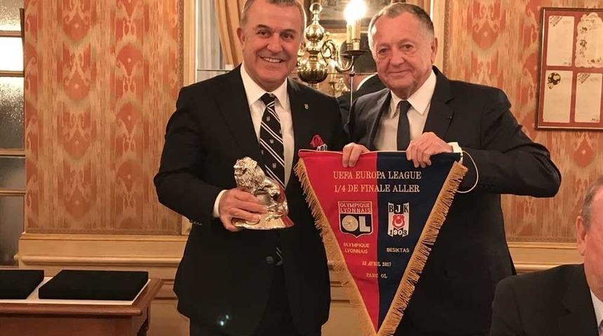 Lyon&rsquo;dan Beşiktaş&rsquo;a Dostluk Yemeği