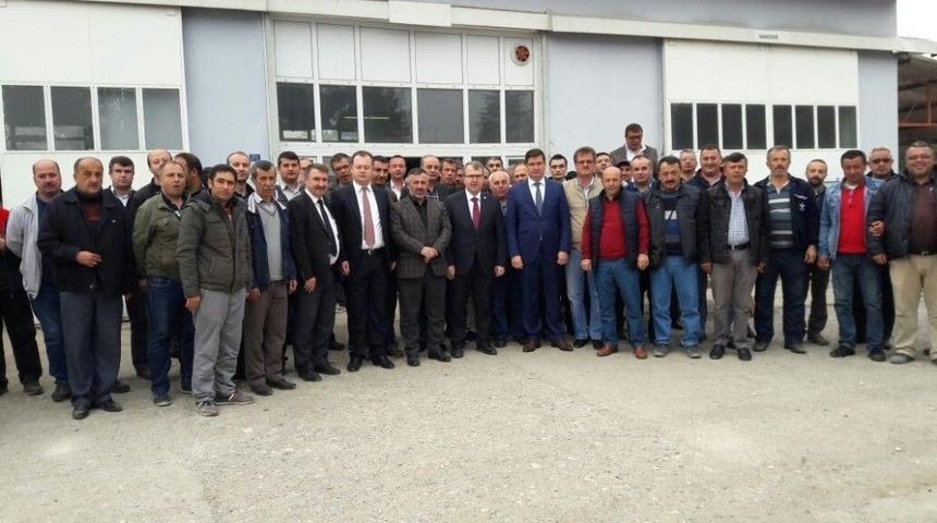 Milletvekili Eldemir Ve Başkan Yıldırım İş&ccedil;ilerle Bir Araya Geldi