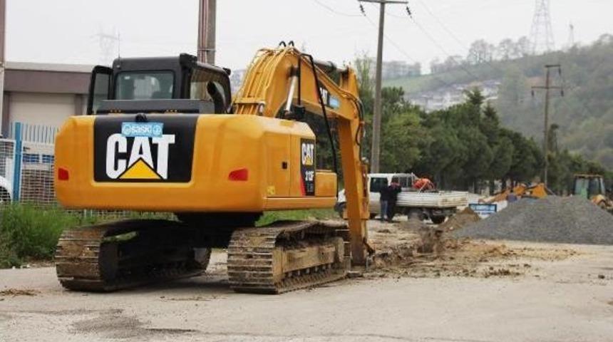 Altyapı &Ccedil;alışması Sırasında Doğalgaz Borusu Patladı