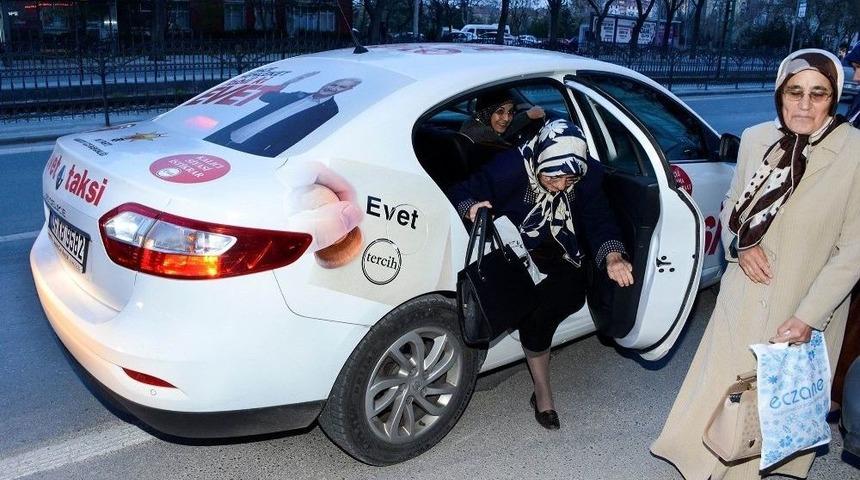 Başkan Toru, &ldquo;evet Taksi&rdquo;de Direksiyon Başına Ge&ccedil;ti