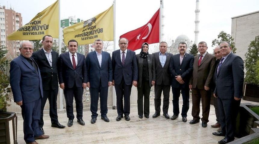 Mhp Heyetinden, Başkan Aky&uuml;rek&rsquo;e Ziyaret