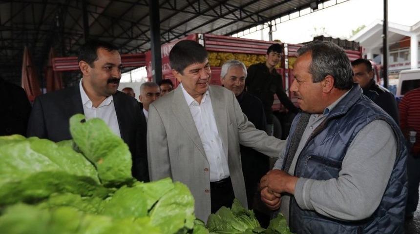 Türel, Hal Ve Akdeniz Sanayi Esnafının Konuğu Oldu
