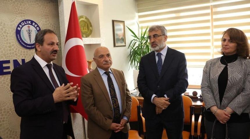 Milletvekillerinden Sağlık-sen&rsquo;e Ziyaret