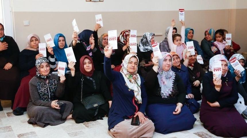 Kadınlardan &lsquo;evet&rsquo;e Tam Destek