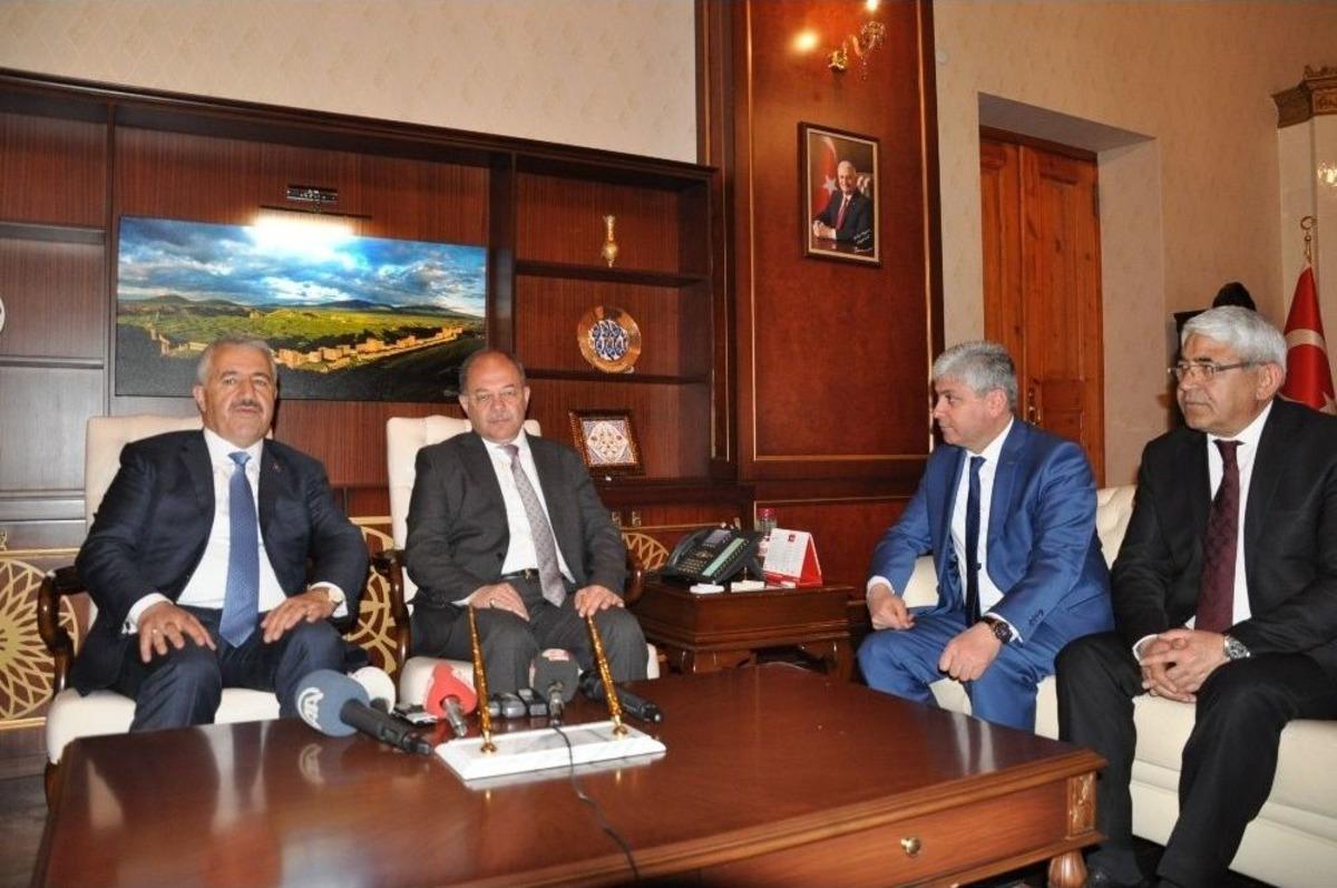 Bakan Arslan Ve Bakan Akdağ Kars&rsquo;ta