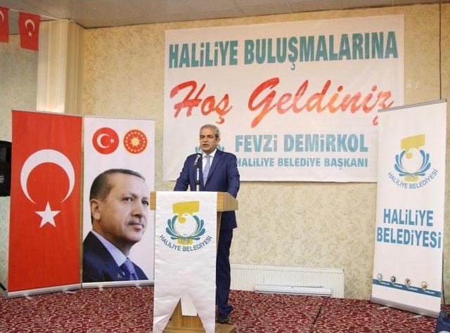 Başkan Demirkol Haliliyelileri Bir Araya Getirdi 1