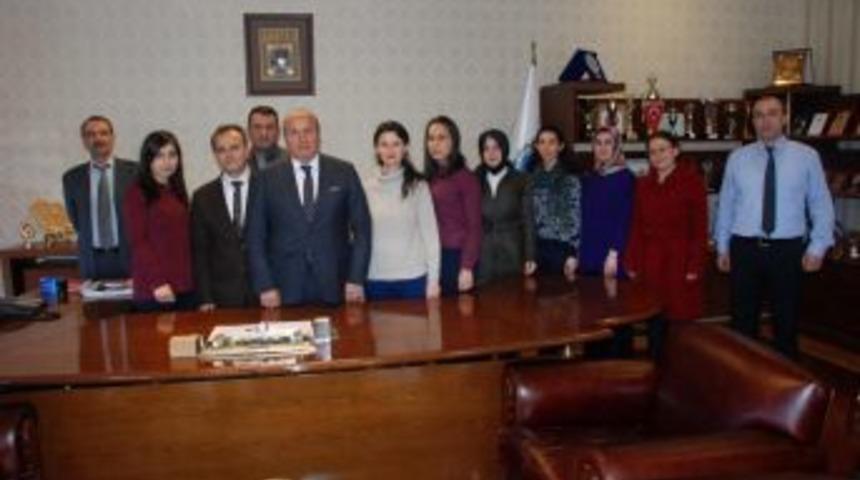 Aday Öğretmenlerden Başkan Arslan’a Ziyaret