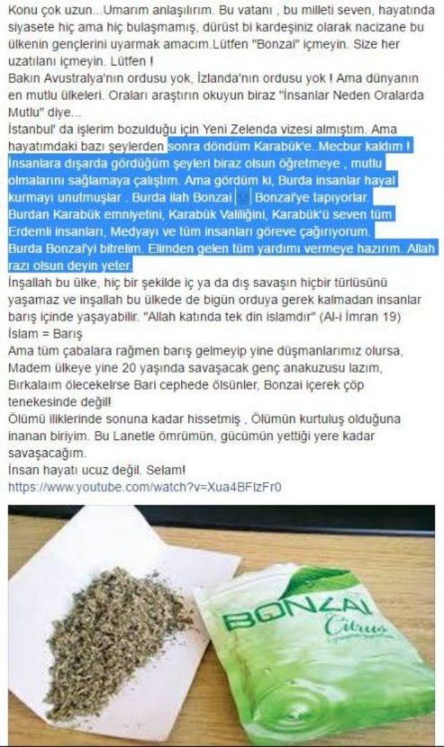 Karabük’te Uyuşturucu Operasyonu