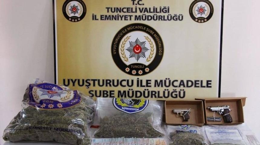 Tunceli&rsquo;de 44 Kilogram Uyuşturucu Ele Ge&ccedil;irildi
