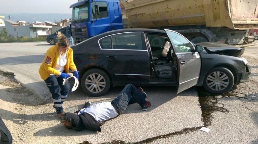 İznik&rsquo;te Kaza: 2 Yaralı