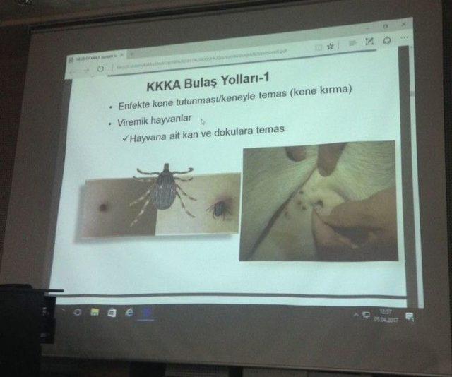 Sağlık Personeline Kkka Hastalığı Eğitimi Veriliyor