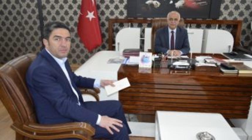 İl Başkanı Kiraz, Kılı&ccedil;daroğlu&rsquo;nun Mektubunu M&uuml;ft&uuml; &Ccedil;imen&rsquo;e Verdi