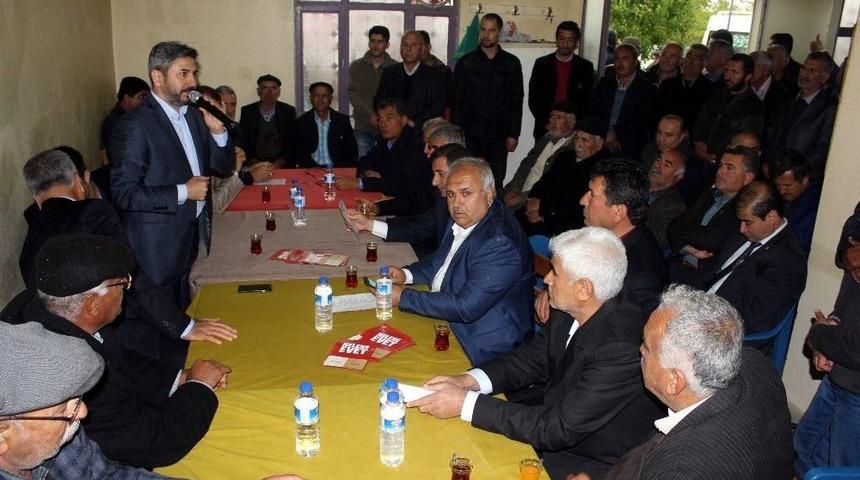 Tbmm Başkanvekili Aydın Besni İl&ccedil;esinde Belde Belde Dolaştı