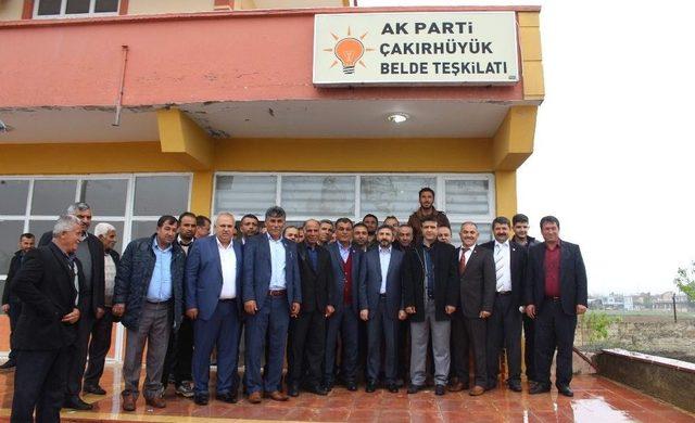 Tbmm Başkanvekili Aydın Besni İlçesinde Belde Belde Dolaştı