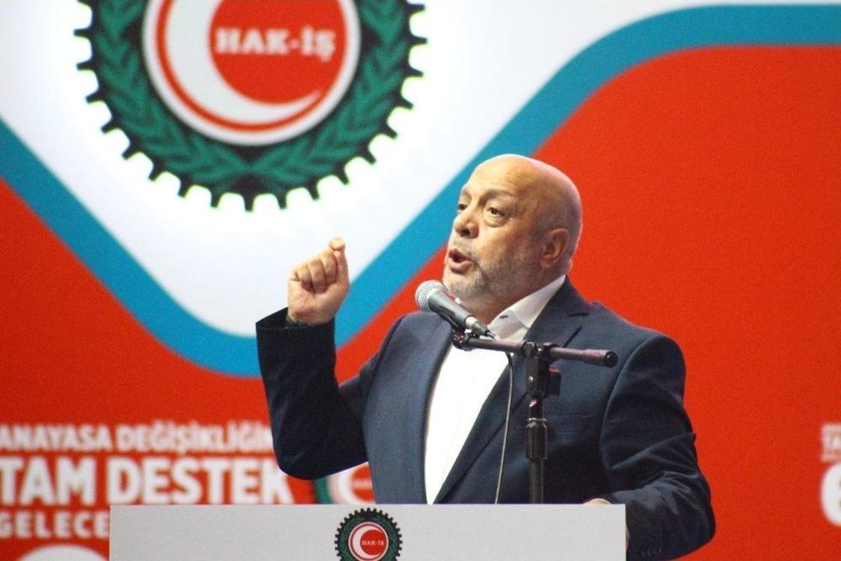 Hak-iş Genel Başkanı Arslan: "&uuml;lkemizin Geleceği İ&ccedil;in Ve Millet İradesinin Gereğinin Yapılması İ&ccedil;in &rsquo;evet&rsquo; Diyoruz"