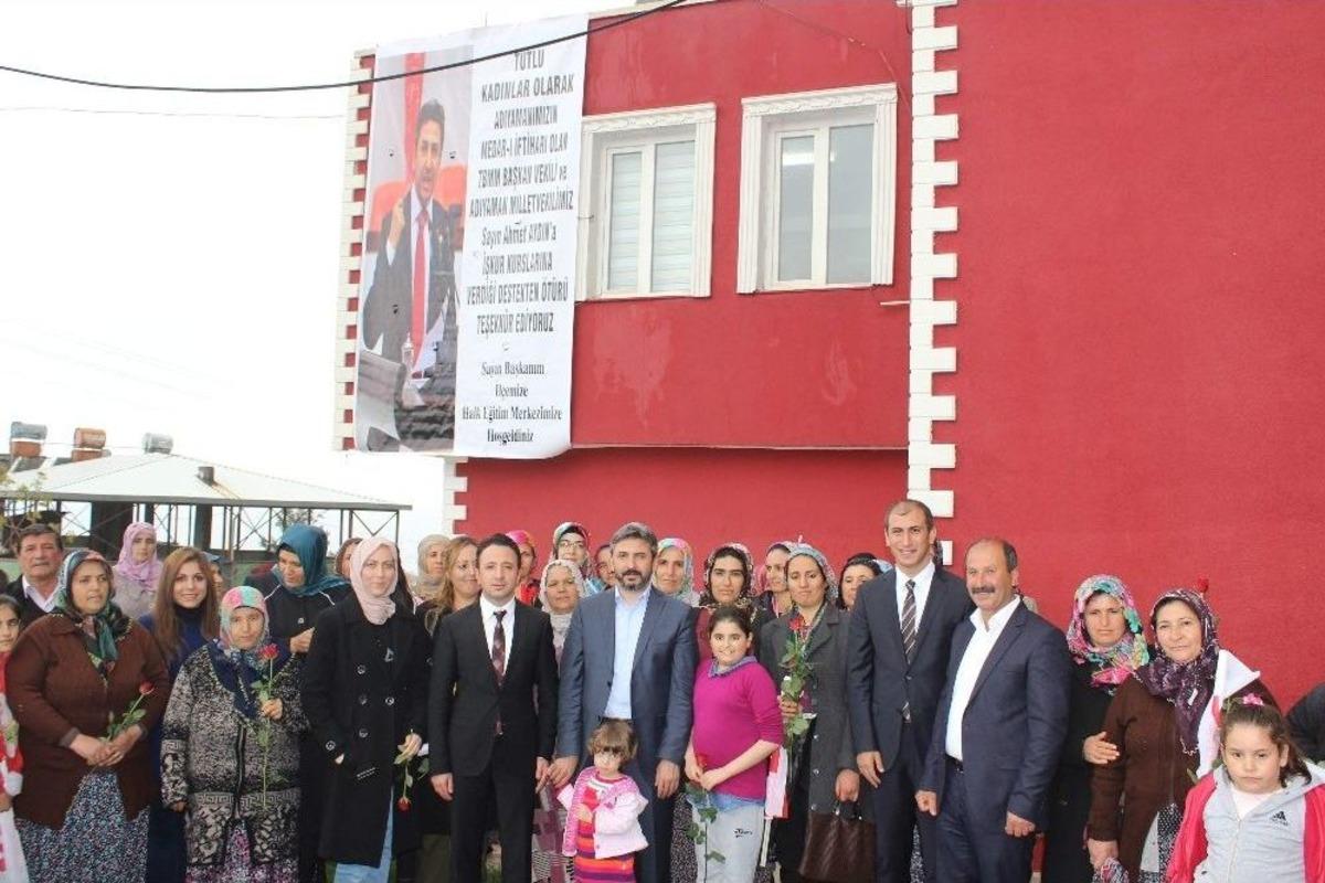 Tut İl&ccedil;esinde Tbmm Başkanvekili Aydın&rsquo;a Sevgi Seli