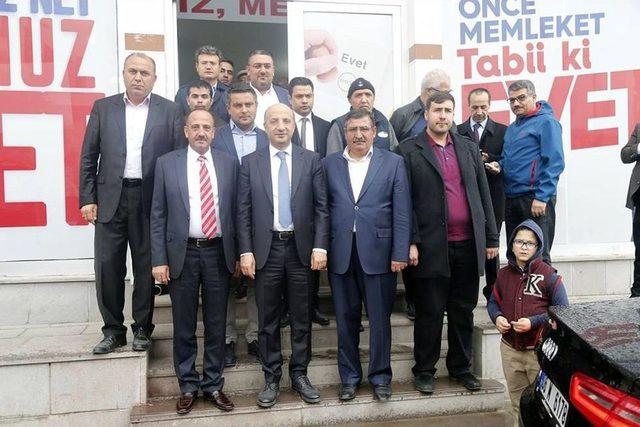 Milletvekili Arslan Ve Başkan Duruay’dan Ak Parti Skm’ye Ziyaret