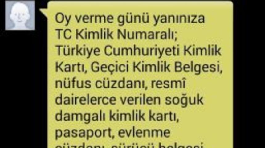 Ysk Se&ccedil;menleri Kısa Mesaj İle Uyardı