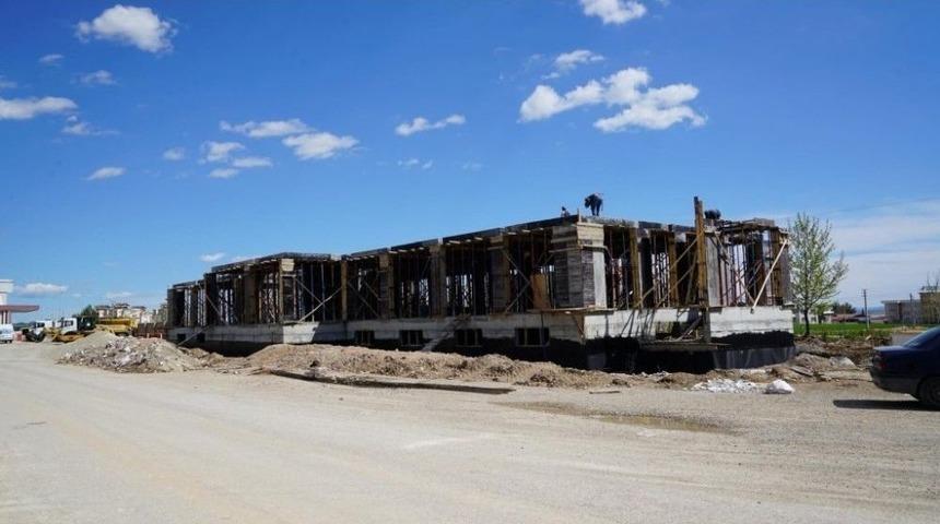 Adıyaman Belediyesi Ek Bina İnşası Hızla Y&uuml;kseliyor