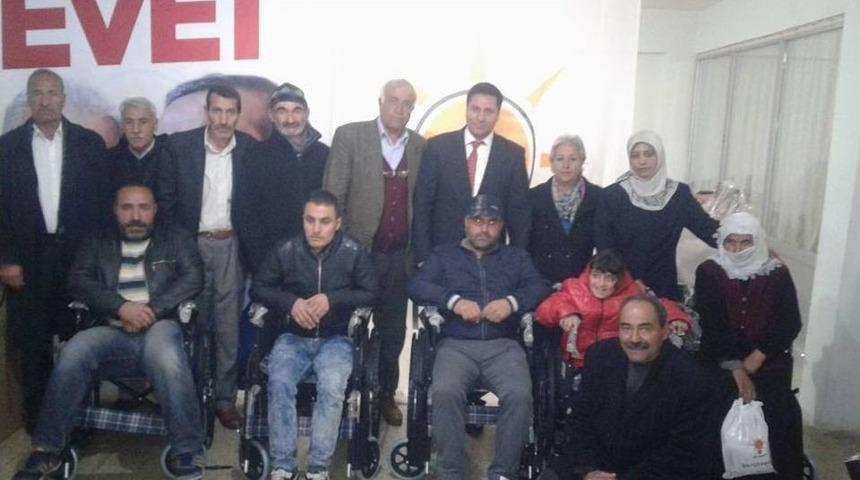 Ak Parti&rsquo;den Tekerlekli Sandalye Dağıtımı