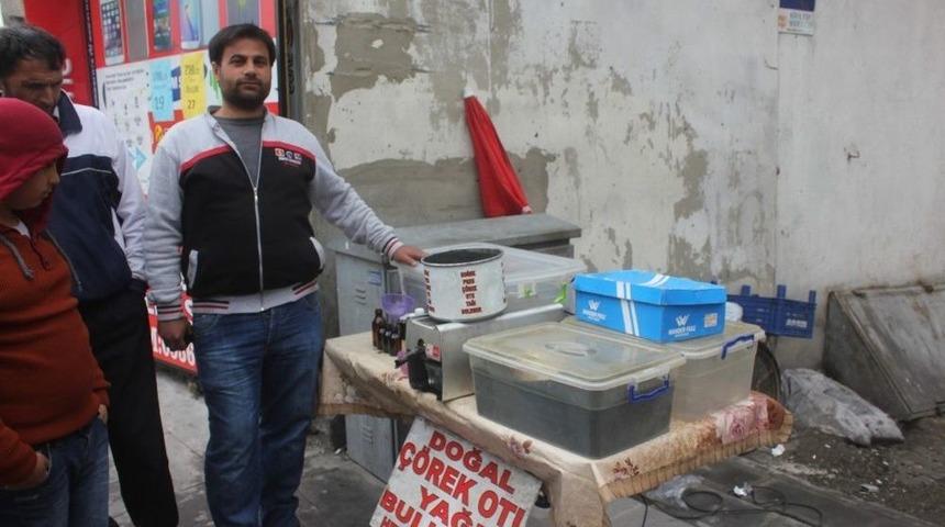 Ağrı&rsquo;da &Ccedil;&ouml;rek Otu Yağı