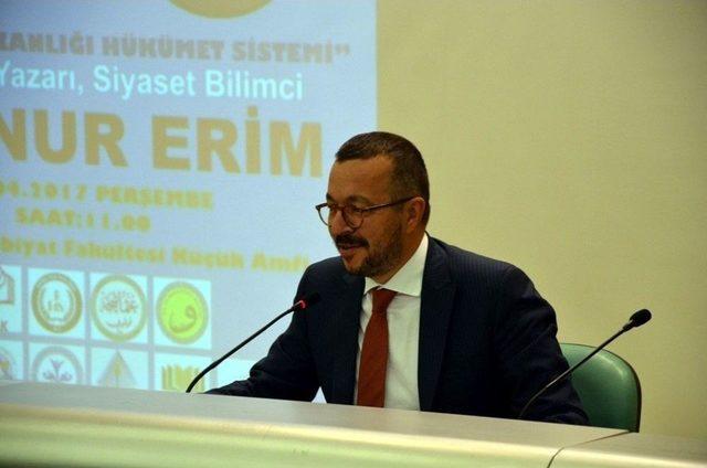 Harran Üniversitesinde Öğrencilere Yeni Sistem Anlatıldı