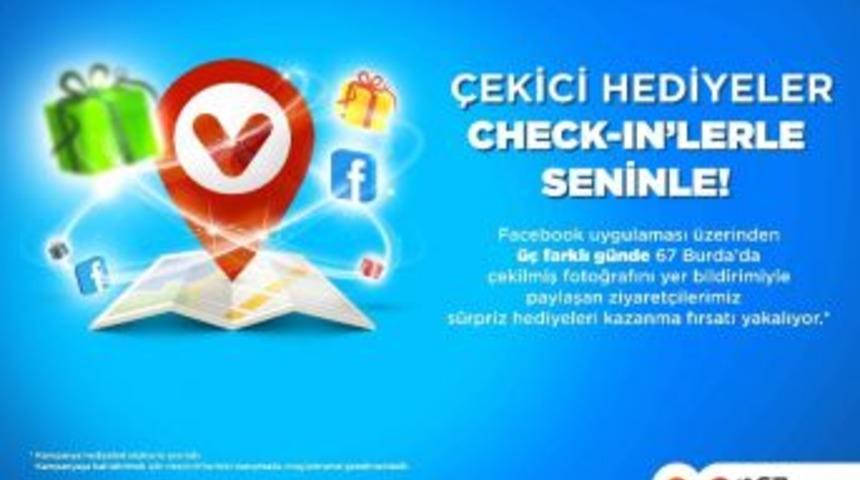 67 Burda Avm&rsquo;den Check-in S&uuml;rprizi