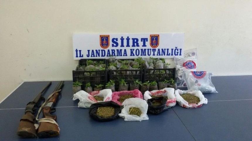 Siirt&rsquo;te Uyuşturucu Operasyonu