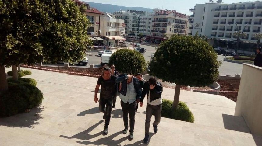 Marmaris&rsquo;te Uyuşturucu Operasyonu; 3 G&ouml;zaltı
