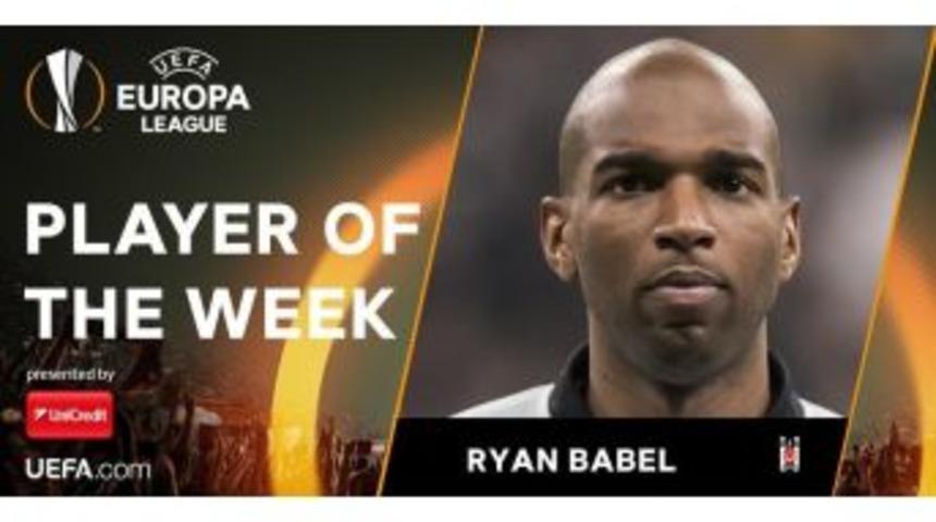 Babel, Haftanın Futbolcusu Se&ccedil;ildi