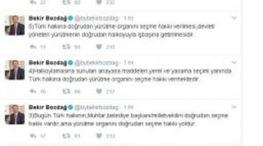 Bakan Bozdağ&rsquo;dan Referandum Paylaşımı