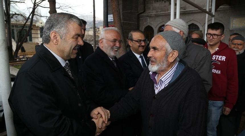 Başkan &Ccedil;elik, Hacılar&rsquo;da Bir Dizi Ziyarette Bulundu