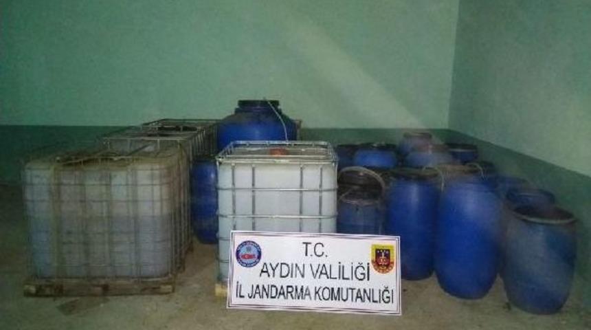 Aydın'da Kaçak Üretim Şarap Ile Hintkeneviri Ele Geçildi