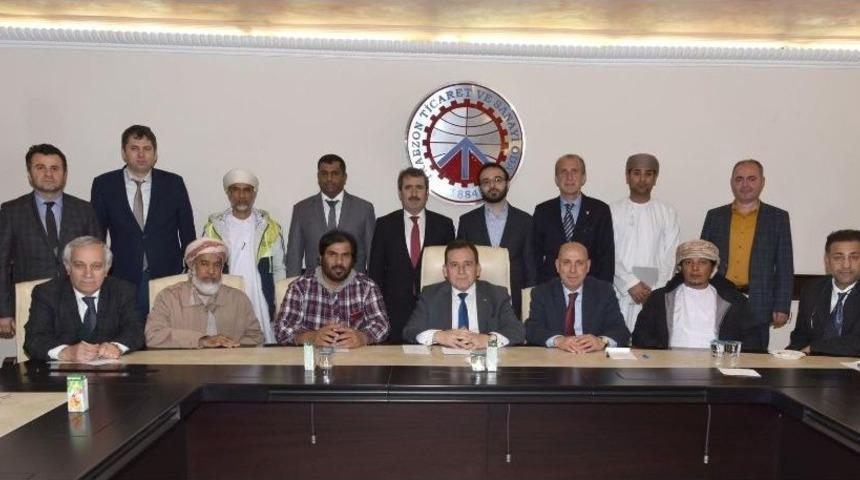 Ummanlı İş Adamları Trabzon&rsquo;da Yatırım Fırsatı Arıyor