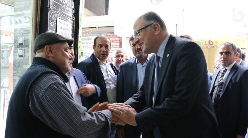 Milletvekili Ko&ccedil;er&rsquo;den Gaziler Caddesi Esnafına Ziyaret