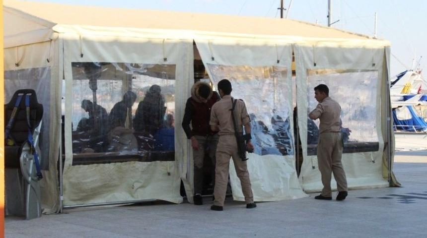 Ayvalık&rsquo;ta 43 G&ouml;&ccedil;men Sahil G&uuml;venlik&rsquo;ten Ka&ccedil;amadı