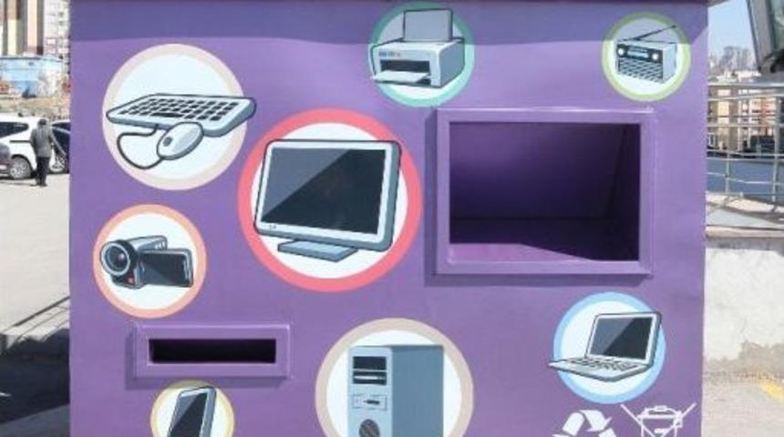 Yenimahalleliler E-atıklarını D&ouml;n&uuml;şt&uuml;recek