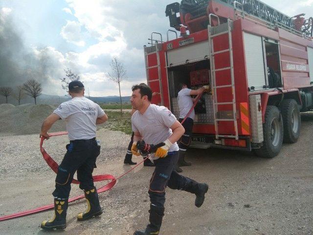 Hisarcık İtfaiye Personeline Yangın Eğitimi 1