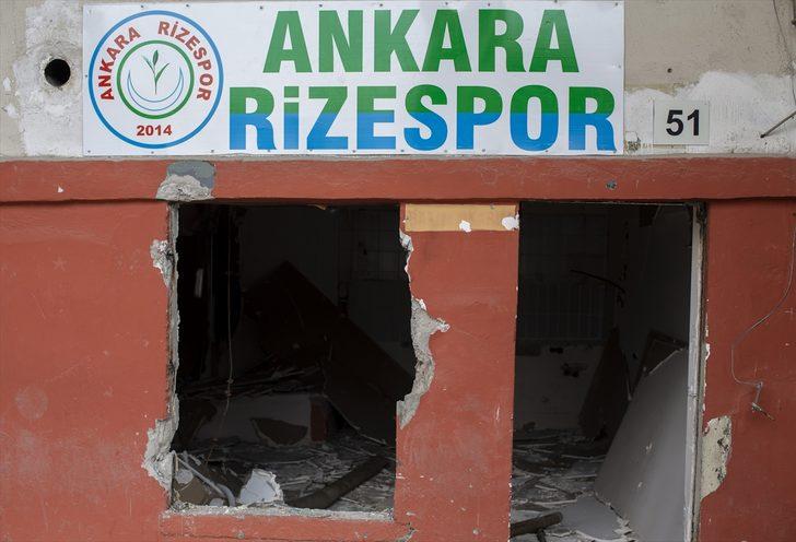 Ankara 19 Mayıs Stadı'nın yıkım çalışmalarına devam ediliyor G5