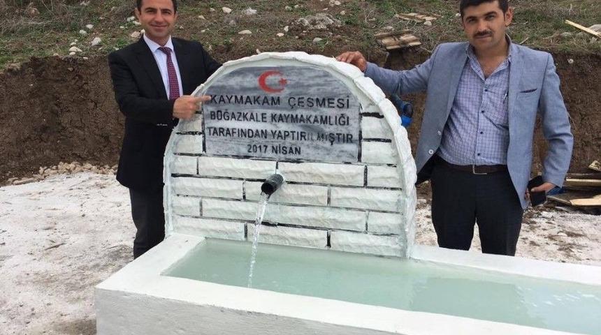 Boğazkale İlk Kaymakam Çeşmesi Hizmete Açıldı
