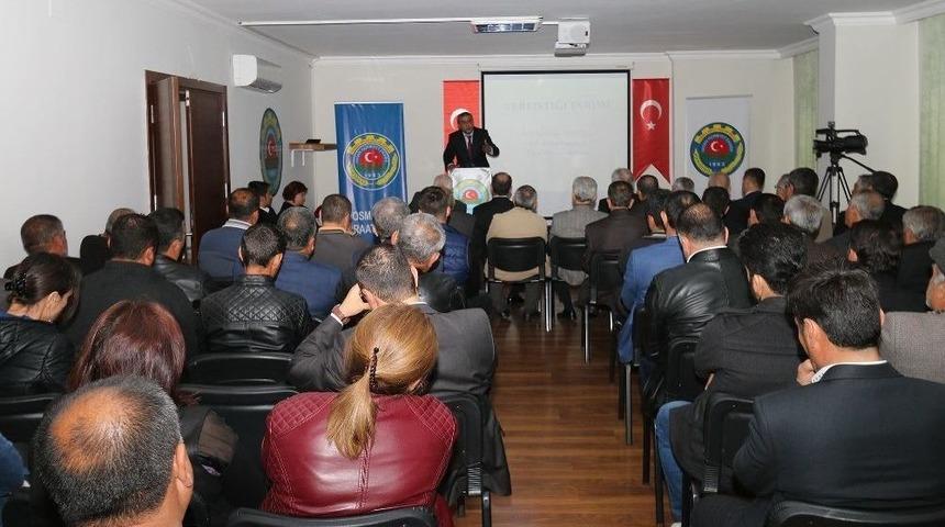 Osmaniye Ziraat Odasında Yerfıstığı Semineri