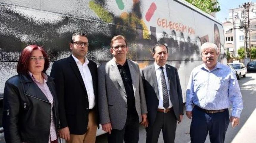 'hayır' Otob&uuml;slerine Boyalı Saldırı (2)