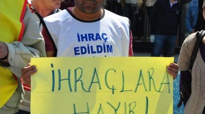 Manisa'da Kesk &Uuml;yelerinden 13'&uuml;nc&uuml; Oturma Eylemi