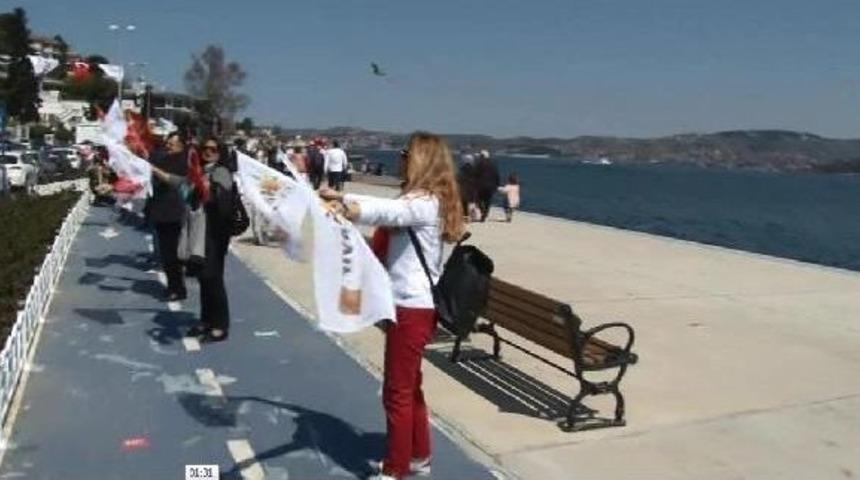 Boğazda "hayır " Zinciri